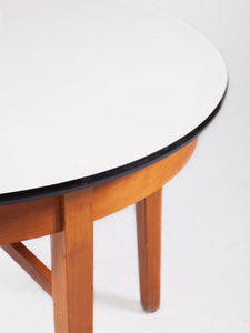 Danish 1960s Round Kitchen Table