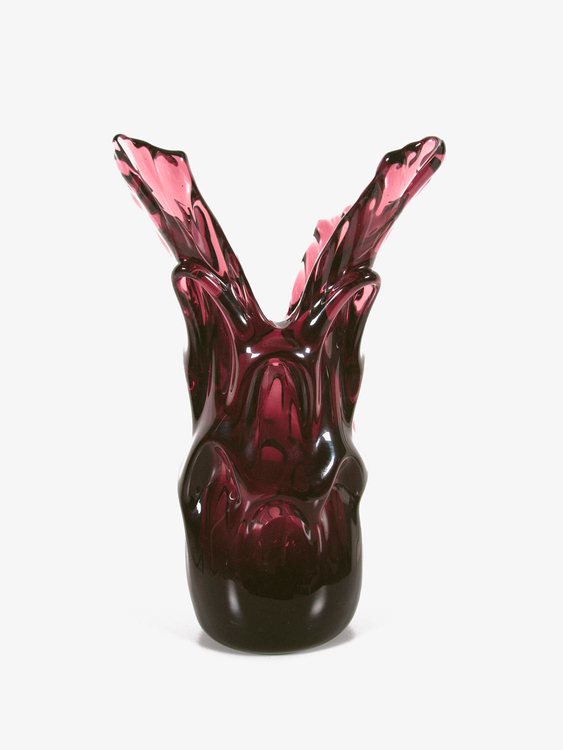 Explosive Glass Vase from Val Saint Lambert, 1930s